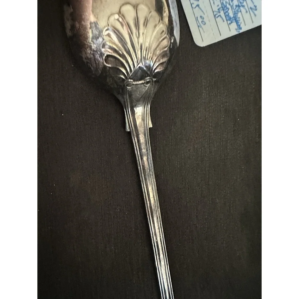Daykin And Sons Bermingham Silver  Basting, Stuffing Or Rice Spoon 1854-75